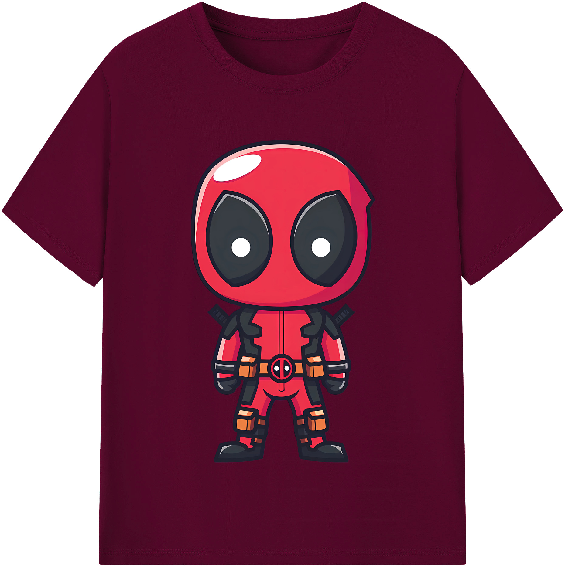 （画像用） Deadpool デッドプール レディースカジュアルプリントTシャツ（綿100％）